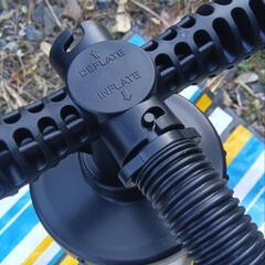 【ヒオキ】ダブルアクションポンプ（空気入れ）の画像