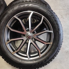 ◎バリ山スタッドレス ティグアン VW ゴルフ6 18インチ 18×7.5J+51 5穴 PCD 112 アウディ ビートル ジェッタ ブリザック235/55r/18の画像