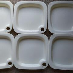 キャンプ用　プラスチック皿　コップ　セット　6人分