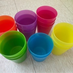 プラスチックコップ中古17個