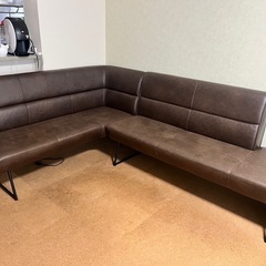 取り引き決定しました。コーナーソファ