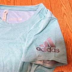 adidas スポーツウェア ウェア　L 　水色　レディースの画像
