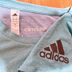adidas スポーツウェア ウェア　L 　水色　レディース
