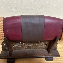 値下げ！骨董品　水牛の角の置物　の画像