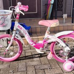 子供用自転車・16型幼児用自転車ハードキャンディキッズ・ピンクの画像