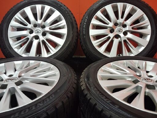 【DUNLOP WM01 235/50R18】スタッドレス【トヨタ 20アルファード 後期 純正ホイール 18インチ 7.5J5HPCD114.3+45】バリ溝　(KTL326)