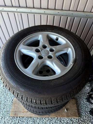 夏タイヤ＋アルミホイルセット良品