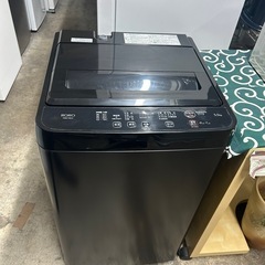 アース万代店　
2024年製　人気のブラックカラー　洗濯機　一人暮らし　5.5キロ
