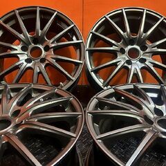 Weds VELVA 社外ホイール 18インチ 4本 8J5HPCD114.3+35 空気圧センサー付き レクサスRX アルファード ハリアー等　(VHI389) 