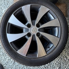 165/55/15夏タイヤアルミホイルセット美品