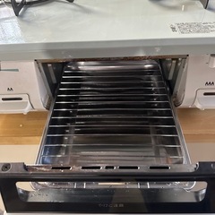 リンナイ ガスコンロ ガステーブル 幅約60cm 片面焼グリル 右強火力 プロパン用 KG67MTR/LP パステルミントの画像