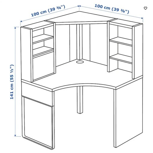IKEAの机！