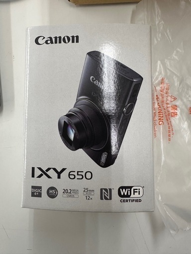 Canon デジカメIXY650新品未使用