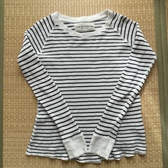 THE SHINZONE ワッフルボーダー ロンT