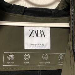 ZARAレインコートの画像