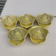 中古 ジューサー しぼり器 レモン絞り器 5個セットの画像