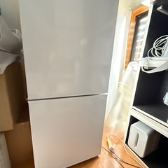 アイリスオーヤマ 【右開き】133L 2ドア冷蔵庫 ホワイト  の画像