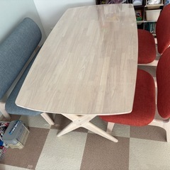 【売却確定済】※3/25までの引渡し 美品 ニトリ ダイニングテーブル チェアセット　の画像