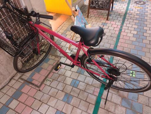 中古自転車　６変速　カゴ付き 27インチ