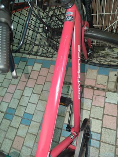 中古自転車　６変速　カゴ付き 27インチ