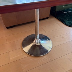 レトロビンテージ　カフェテーブル　大理石の画像