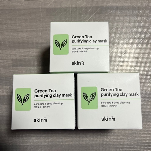 skin79 グリーンティー ピュリファイング クレイマスク 3個セット