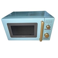 【ジ0810-13】レア品❗️水色 アイリスオーヤマ 電子レンジ IMB-RT17-AA 2019年製の画像