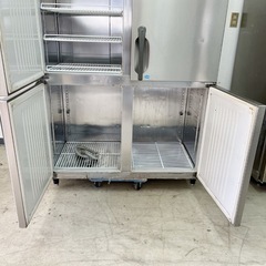 直接引き取り5%OFF ホシザキ4面冷凍冷蔵庫 HRF-120XT3形 3相200V 2009年製 幅1200×奥行き650×高さ1850mm 4ドア インバーター 縦型 業務用 飲食店 冷蔵庫 冷凍庫 の画像