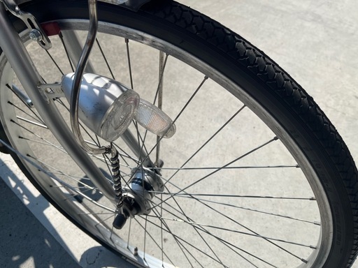 【完売御礼】【大人用】整備済中古自転車 CBA 26型トラッドライン 銀色 <自転車のオオムラ 静岡店> 完売御礼】【大人用】整備済中古自転車 CBA 26型トラッドライン 銀色