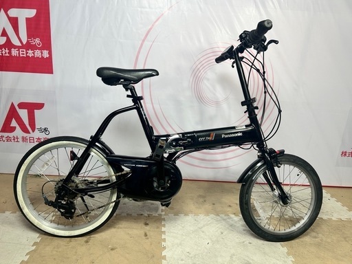 No.443 パナソニックオフタイム BE-ENW076折り畳み電動アシスト自転車整備済み2014年製造モデル