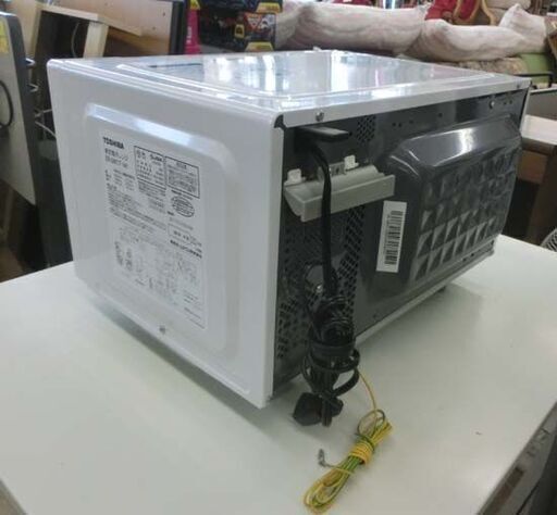 フラットタイプ 電子レンジ 東芝 ER-SM17 2019年製 白 あたため/解凍