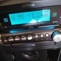 MDダブルデッキCDミニコンポ激安1980円の画像