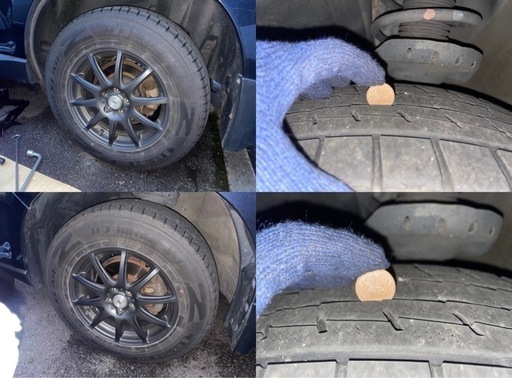 GOODYEAR icenavi suv 215/70R16 スタッドレスタイヤ+ホイールセット　中古ですが溝まだあります！