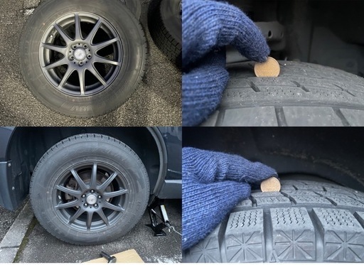 GOODYEAR icenavi suv 215/70R16 スタッドレスタイヤ+ホイールセット　中古ですが溝まだあります！