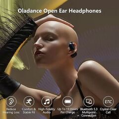 【店頭引き取り限定】新品未開封：オーラダンス オープンイヤー ウェアラブルステレオイヤホン OWS2 OLA06CC ケース付き/音楽/通学にの画像
