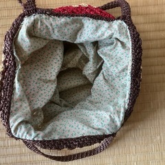 メッシュバッグ　かぎ針編み　の画像