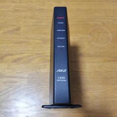 WPA3対応 Wi-Fi6対応 無線LANルーター [BUFFALO] WSR-1500AX2S/NBKの画像