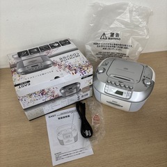 【美品】アズマ CDラジカセ CD-50