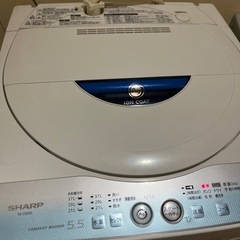 SHARP 冷蔵庫&洗濯機　ES-GE55Lの画像