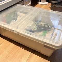 収納！セミダブルベッド　ジャストサイズ！　無駄なくベッド下収納(...