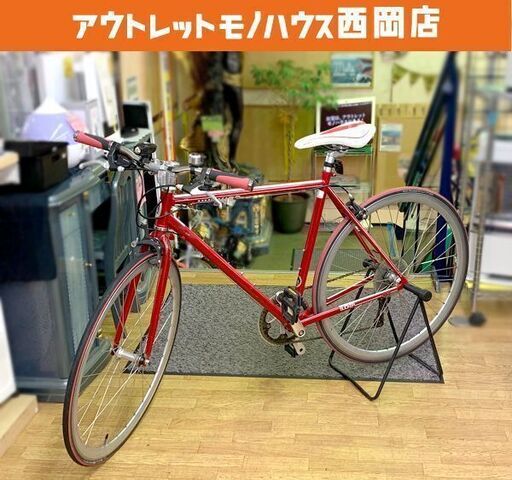 SCHWINN SLICKER フラットバー ロードバイク サイズS(530mm) レッド シュウィン スリッカー 札幌市 豊平区 西岡店