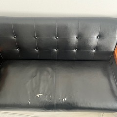 ヴィンテージ　レザーソファの画像