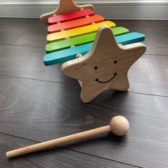 急募！木のおもちゃ赤ちゃん1歳知育玩具知育おもちゃスマイリーシロフォン
