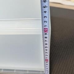 楽天　透明衣装ケース　NITORI　2個セットの画像
