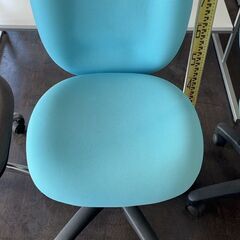【回転チェア　ブルー】　オフィス家具　残り1脚