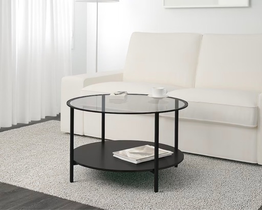 IKEA ローテーブル　円テーブル　美品