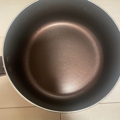 鍋　赤の画像