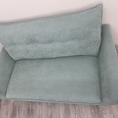 ニトリ　ローソファにもなるコンパクトソファ(Nパック4 GR) ファブリックソファの画像