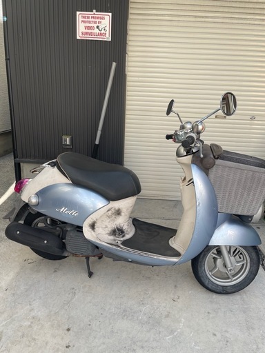 【決定】ヤマハ　ビーノ　カゴ付きSA37J 放置車両