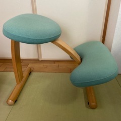 バランスチェア 姿勢の画像